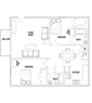 2 Bed - 2 Bath Unfurnished