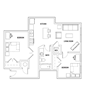 2 Bed 1 Bath