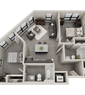 Athena 1 : 2 Bed - 2 Bath
