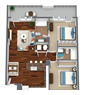 Floor Plan Penthouse 6