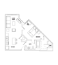 1 Bed - 1 Bath B 