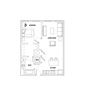 1 Bed 1 Bath C