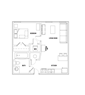 1 Bed 1 Bath D