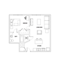 1 Bed 1 Bath N