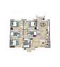 Three Bed