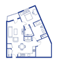 1 Bedroom W/ Den