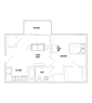 1 Bed - 1 Bath