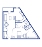 1 Bedroom 1 Bath