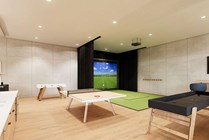 Experience the ultimate luxury in this recreational space designed for relaxation and entertainment.