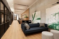 Step into a relaxing contemporary lounge, tastefully designed for both style and comfort.