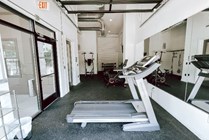 Exercise equipment at the Fitness Center.