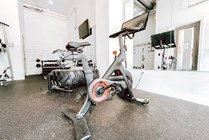 Peloton Bike in the Gym