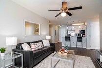 The-Flats-at-Carrs-Hill-Apartments-Near-UGA-Furnished-Living-Room-and-Kitchen