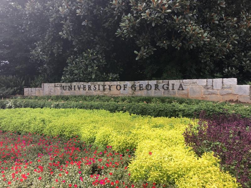 UGA sign