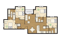 4x4 Apartment _ River Club
