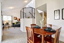 River-Club-Athens-The-Townhomes-at-River-Club-Off-Campus-Apartments-Near-The-University-of-Georgia-2-Story-Floor-Plan-Stairs-Dining-Area-Living-Room