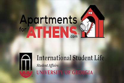 UGA off-campus housing - suitcase series